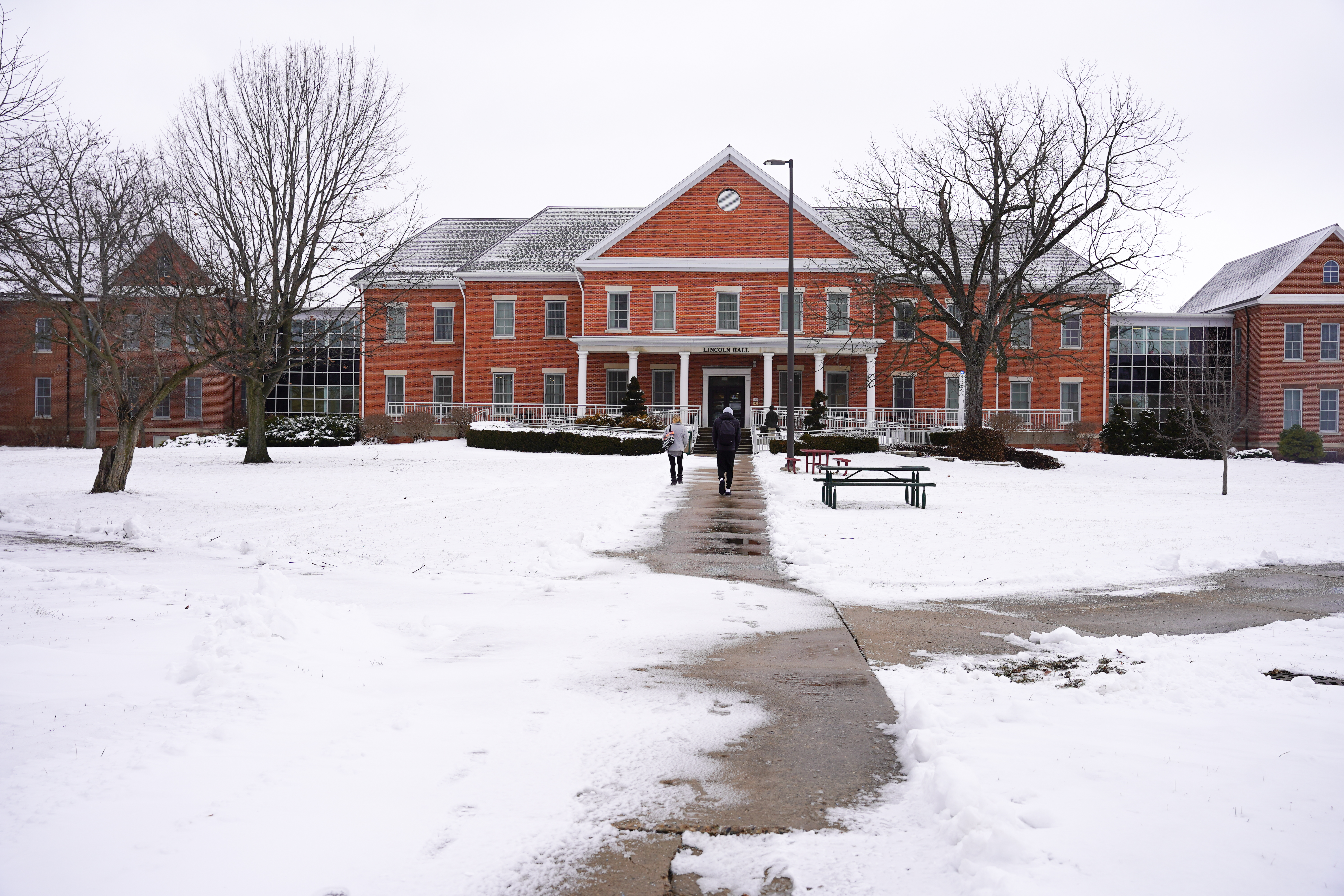 Danville Area Community College in the Winter