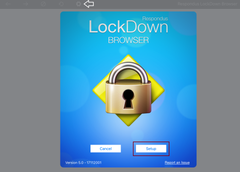 Lockdown Browser icon for Ipad