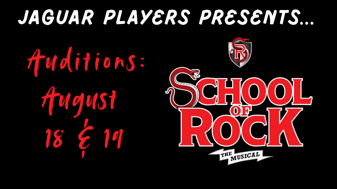 School of Rock Audition Dates: August 18 and 19