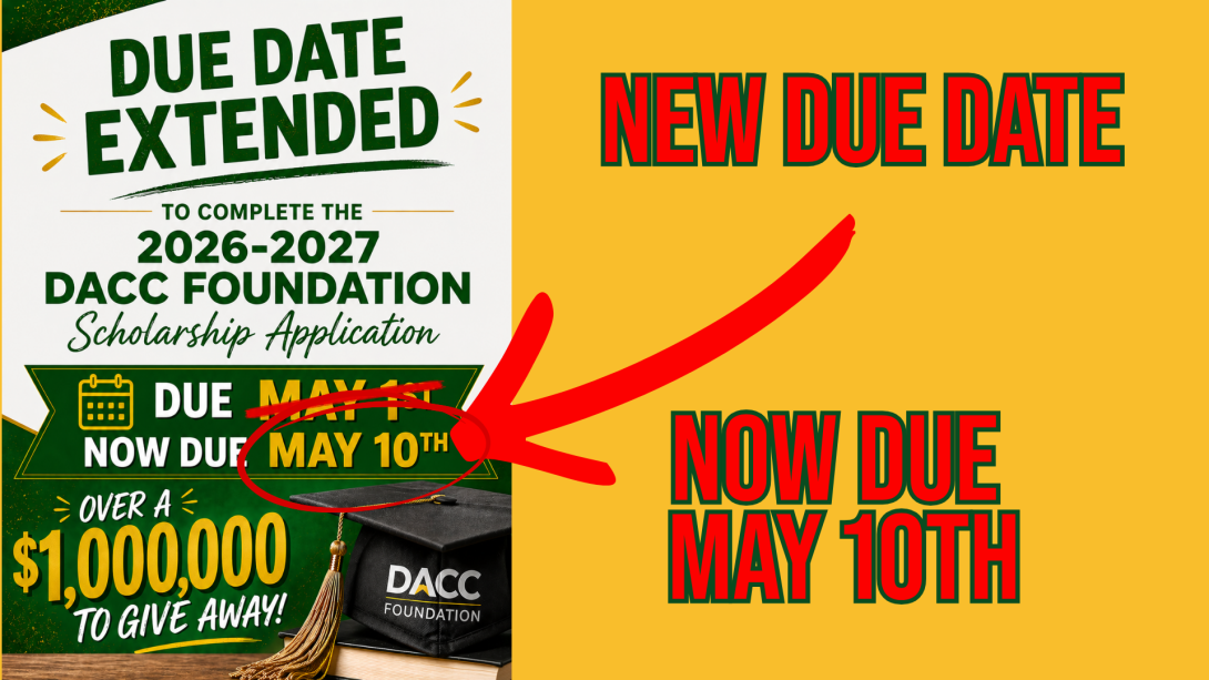 Scholarship application due date extended to May 10